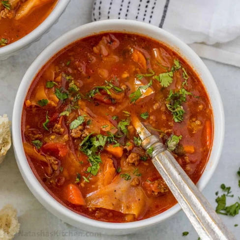 Easy Cabbage Soup Recipe Image