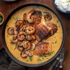 Cajun Salmon and Shrimp Recipe Page