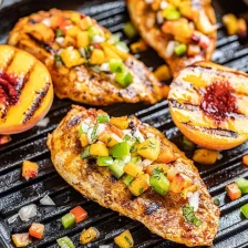 Chipotle-Peach Glazed Grilled Chicken Breast Recipe Page