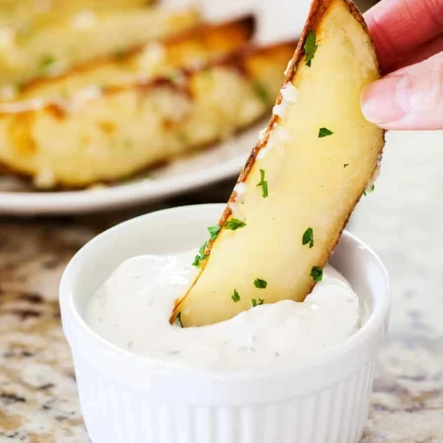 Garlic Potato Wedges Image