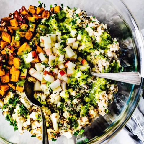 Autumn Glow Salad with Lemon Dressing Image