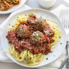 Spaghetti with Meatballs Recipe Page