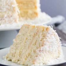 Homemade Coconut Cake Recipe Page