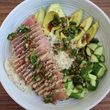 Everything Bagel Seared Tuna Bowl Recipe Page