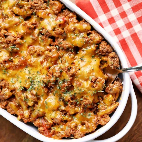 Cheeseburger Casserole-Keto Image