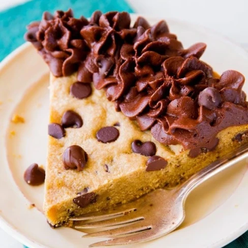 Chocolate Chip Cookie Cake Image