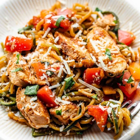 Skillet Bruschetta Chicken Dinner Image