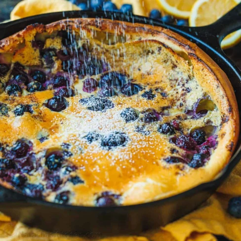 Blueberry Lemon Dutch Baby Image