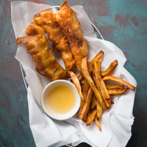 How To Make The Best Beer Battered Fish And Chips Image