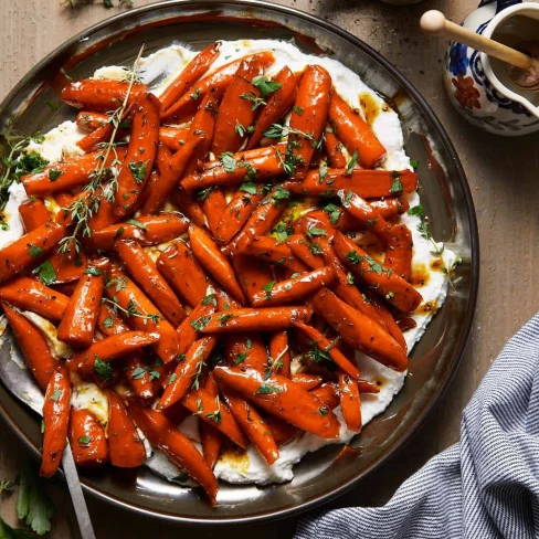 Brown Sugar Honey Glazed Carrots Image