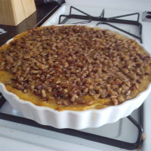 Squash Casserole With Crunchy Pecan Topping Image