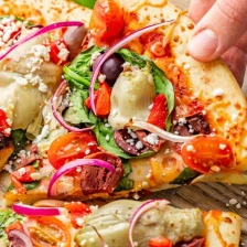 Greek Pizza Recipe Page