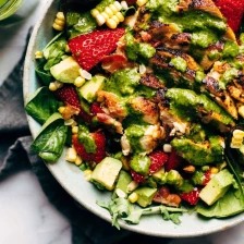 Summer Chipotle Chicken Cobb Salad with Cilantro Vinaigrette Recipe Page