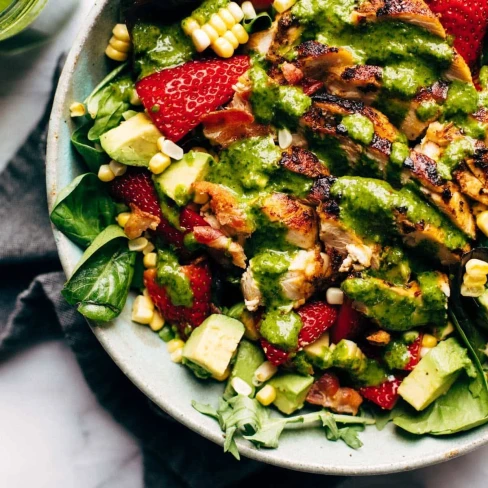 Summer Chipotle Chicken Cobb Salad with Cilantro Vinaigrette Image