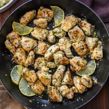 Lemon Garlic Chicken Bites Recipe Page