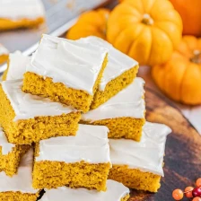 Easy Pumpkin Bars Recipe Page