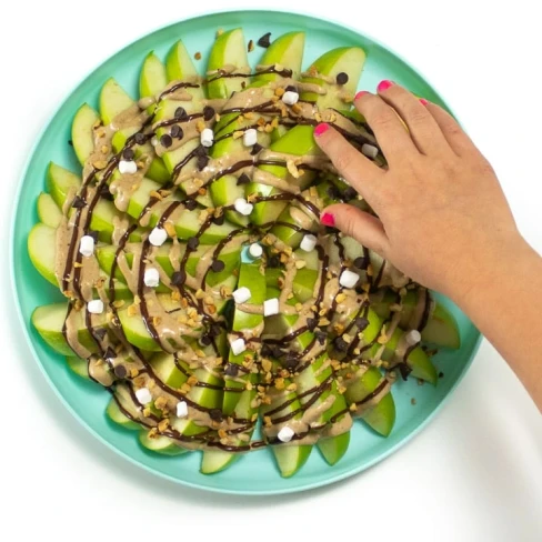 Healthy Caramel Apple Nachos Image