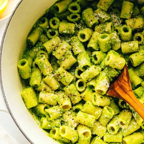 Lemony Broccoli Pesto Pasta Image