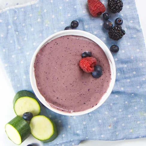 Berry Zucchini Oat Breakfast Cereal for Baby Image