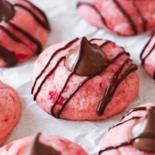 Chocolate Cherry Blossom Cookies Recipe Page