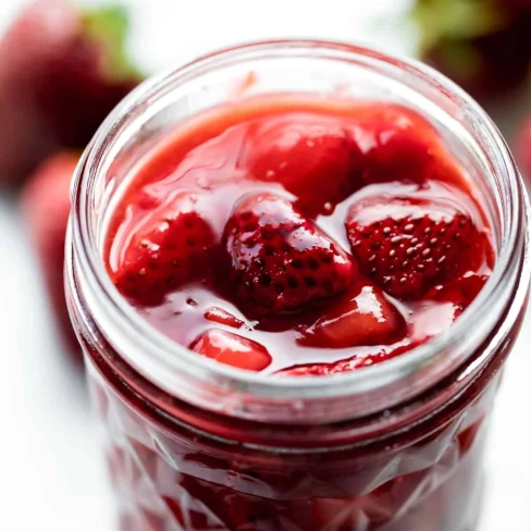 Homemade Strawberry Sauce (Topping) Image