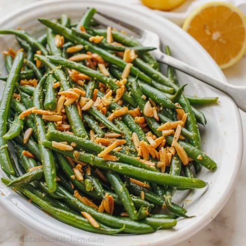 Green Beans Almondine Recipe Image