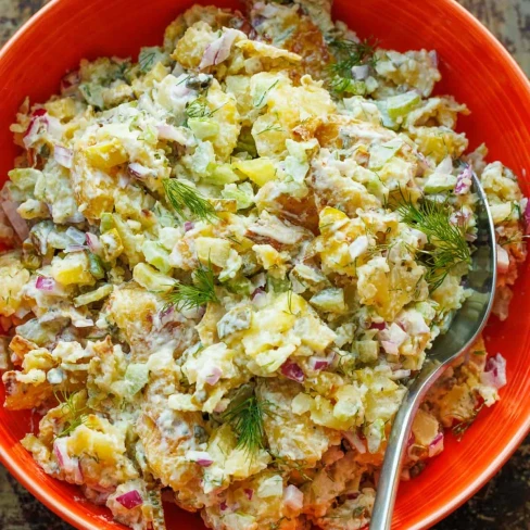 Smashed Potato Salad Recipe Image