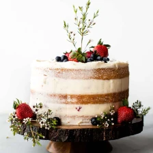 Vanilla Naked Cake Recipe Page