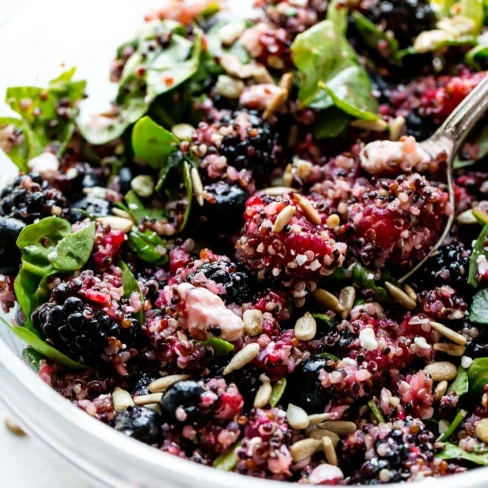 Fresh Berry Quinoa Salad Image