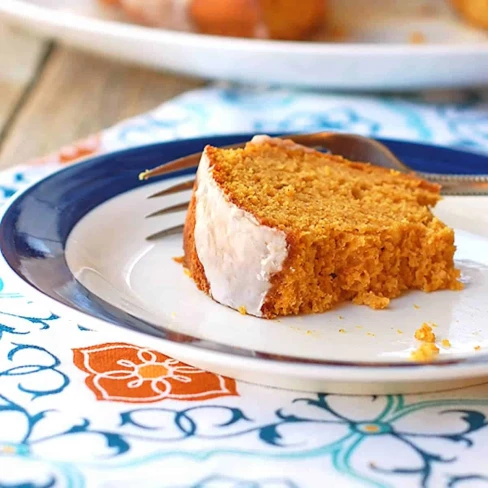 Pumpkin Bundt Cake With Cinnamon Glaze Image