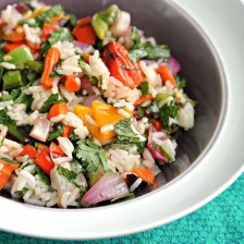 Grilled Vegetable and Jasmine Rice Salad With Herbs and Cashews Recipe Recipe Page