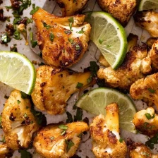 Chipotle Lime Roasted Cauliflower Recipe Page