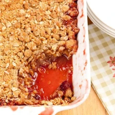 Apple Cranberry Oat Crumble Recipe Page