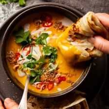 Thai Coconut Pumpkin Soup Recipe Page