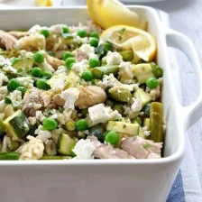 Chicken &amp; Green Vegetable Pilaf (One Pot Dinner) Recipe Page