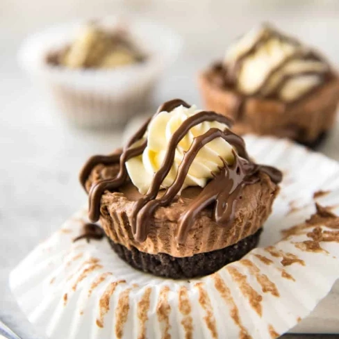 Mini No Bake Nutella Cheesecake Image