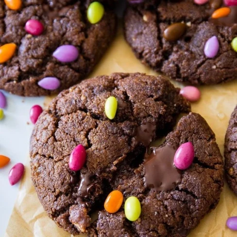 Dark Chocolate Almond Butter Cookies Image