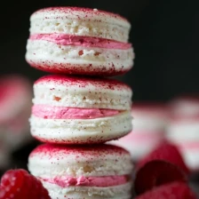 Raspberry Macarons Recipe (Video Tutorial) Recipe Page