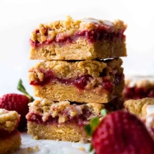 Lemon Strawberry Crumb Bars Recipe Page