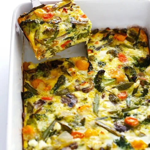 Spring Vegetable Egg Casserole Image