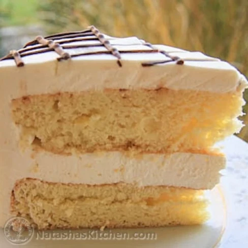 Ptichye Moloko Cake Recipe (Bird&#039;s Milk Cake) Image