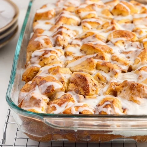 Breakfast Cinnamon Roll Casserole Image