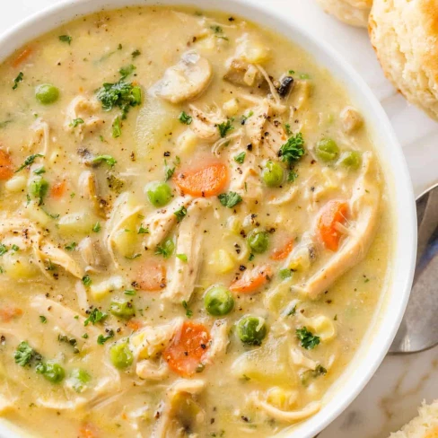 Chicken Pot Pie Soup Recipe Image