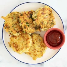 Easy Chicken Fritters Recipe Page