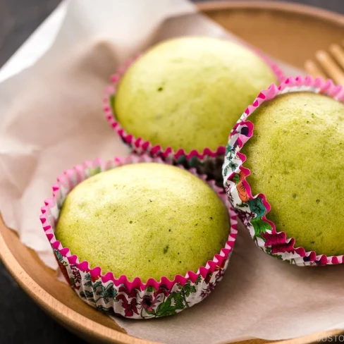 Matcha Steamed Cake Image