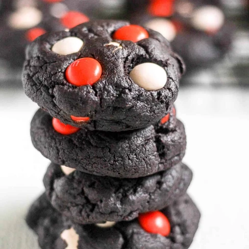 Dark Chocolate Halloween Cookies Image