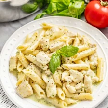 Chicken Pesto Pasta Recipe Page