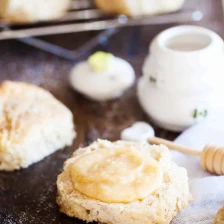 Cinnamon Biscuits with Honey Butter Recipe Page