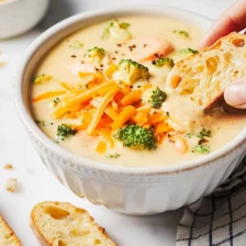 Basic + Awesome Broccoli Cheese Soup Recipe Page