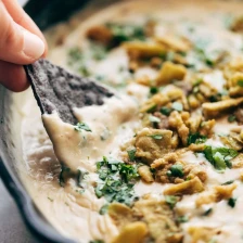 Spinach Queso with Crispy Jalapeños Recipe Page